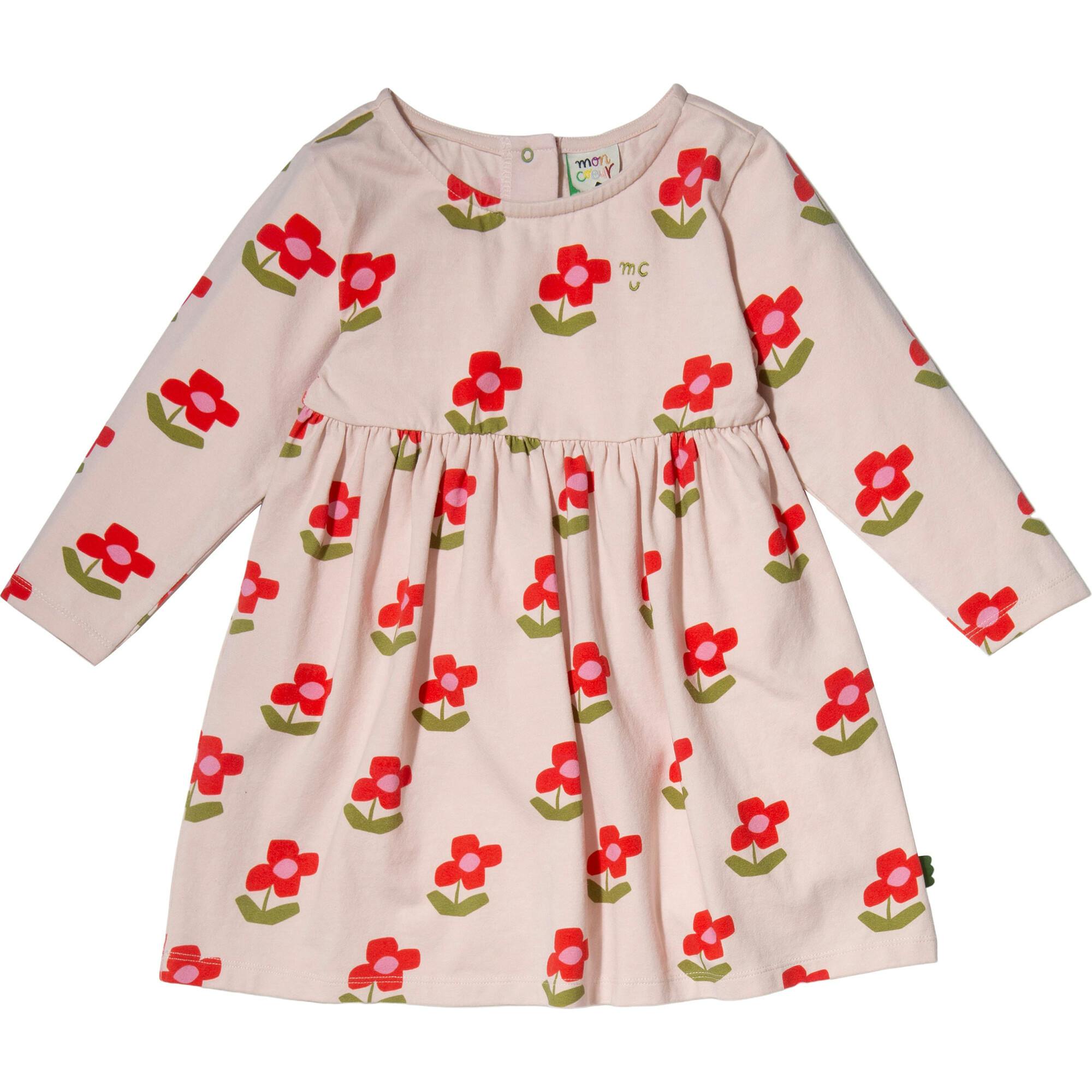 Recycled Jersey Flowers Kid Dress