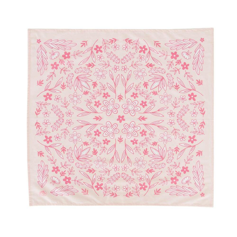Pink Floral Cowgirl Bandana