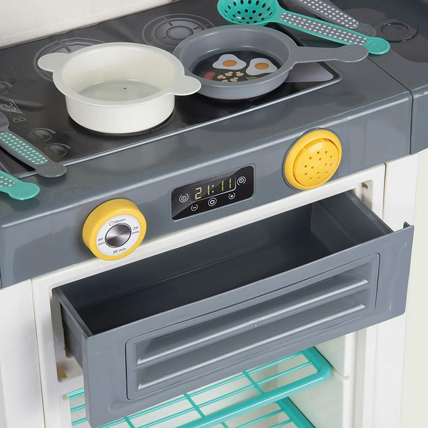 Kitchen Set: Green Yellow Gray