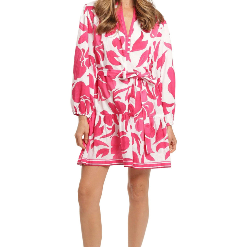 Sandra Dress - Fashion Fuchsia