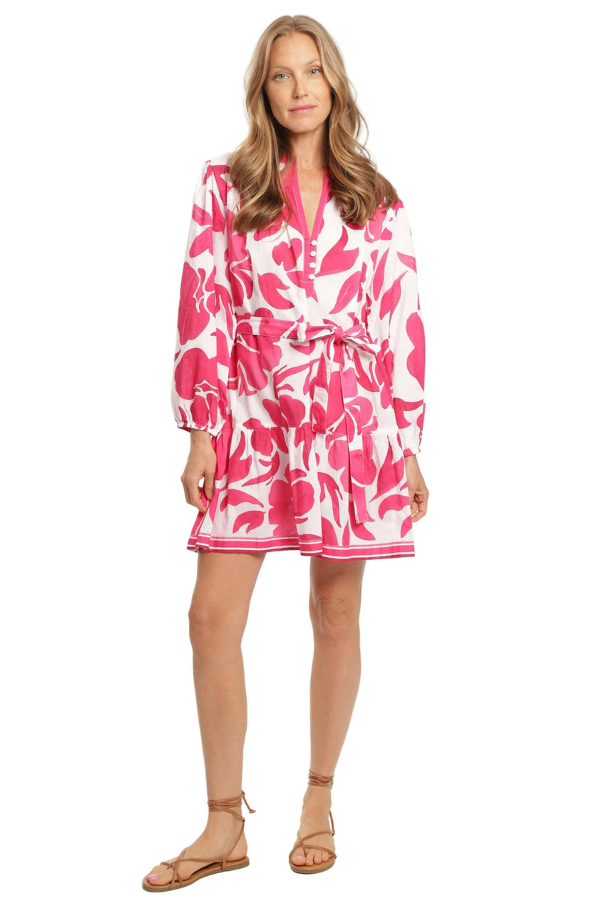 Sandra Dress - Fashion Fuchsia