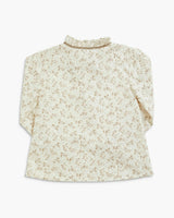 Diana Blouse Pink Gold Floral