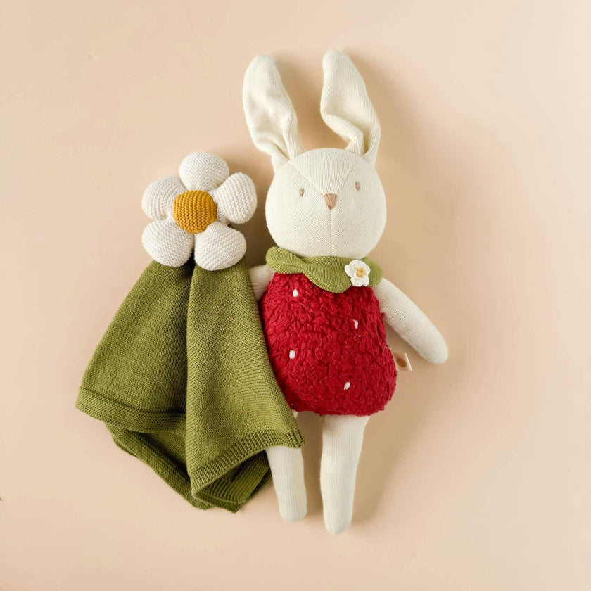 Organic Cotton Flower Lovey