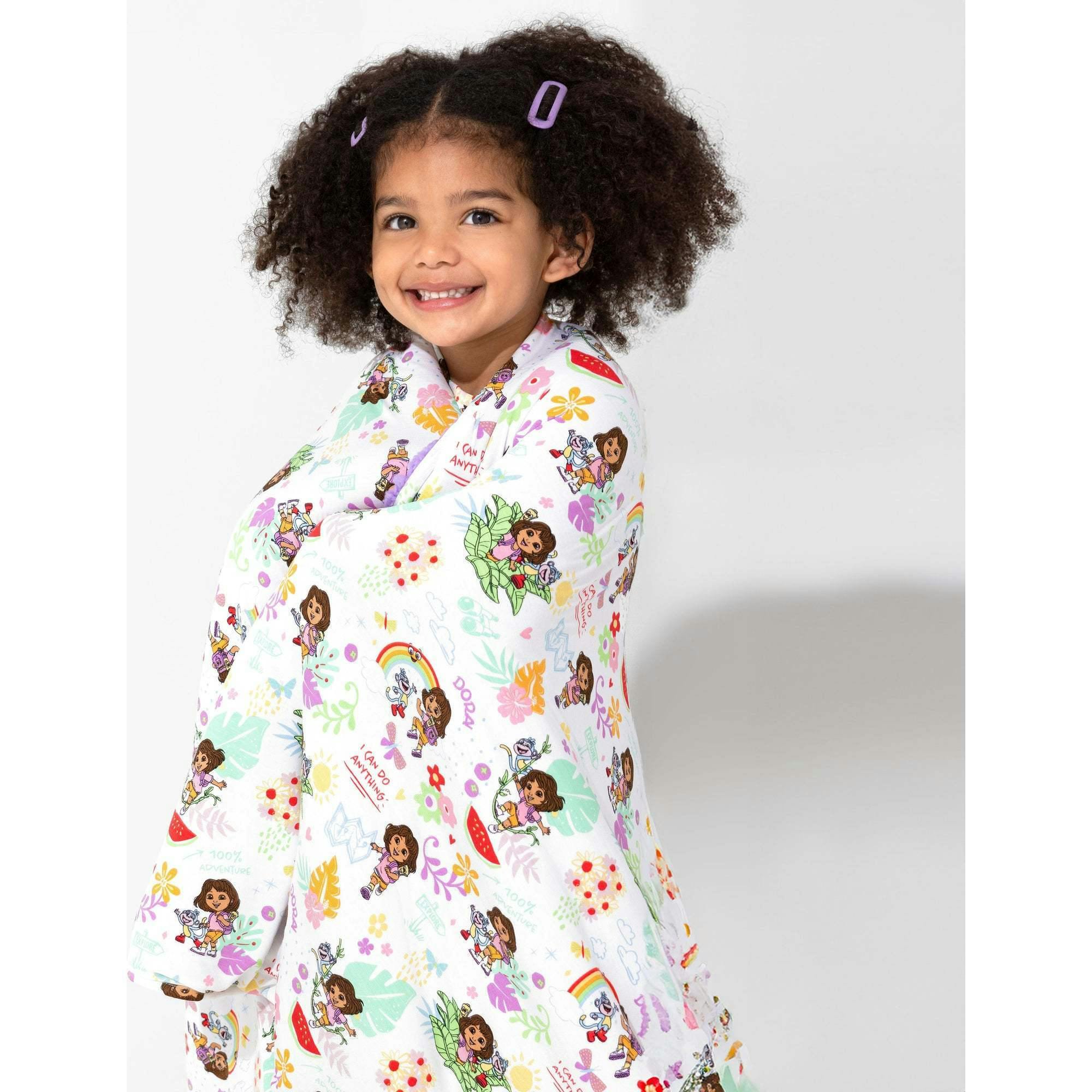 Dora: Tropical Dreams Bamboo Sherpa Blanket