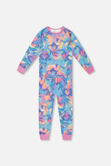 Organic Cotton Two-Piece Pajamas Rainbow Heart Print