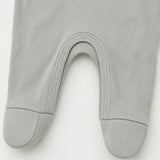 Variegated Rib Lap Tee Footie Pajama