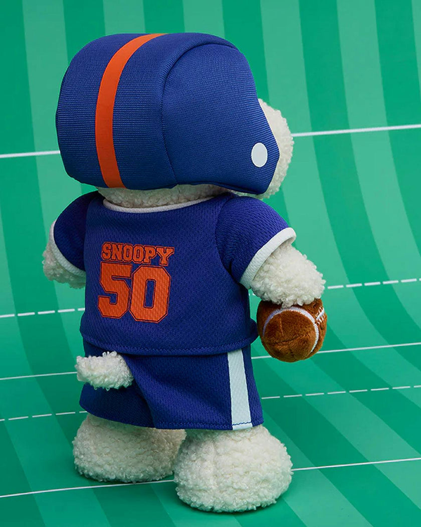 Plush Peanuts Snoopy American Football 9"