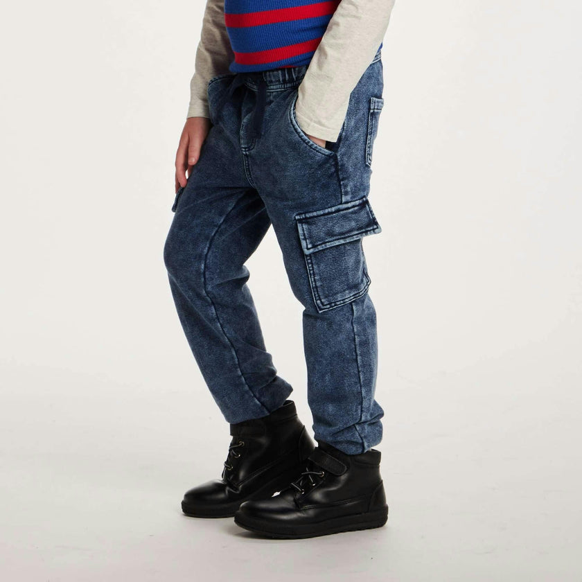 Kids Knit Jogger W/ Cargo Pockets