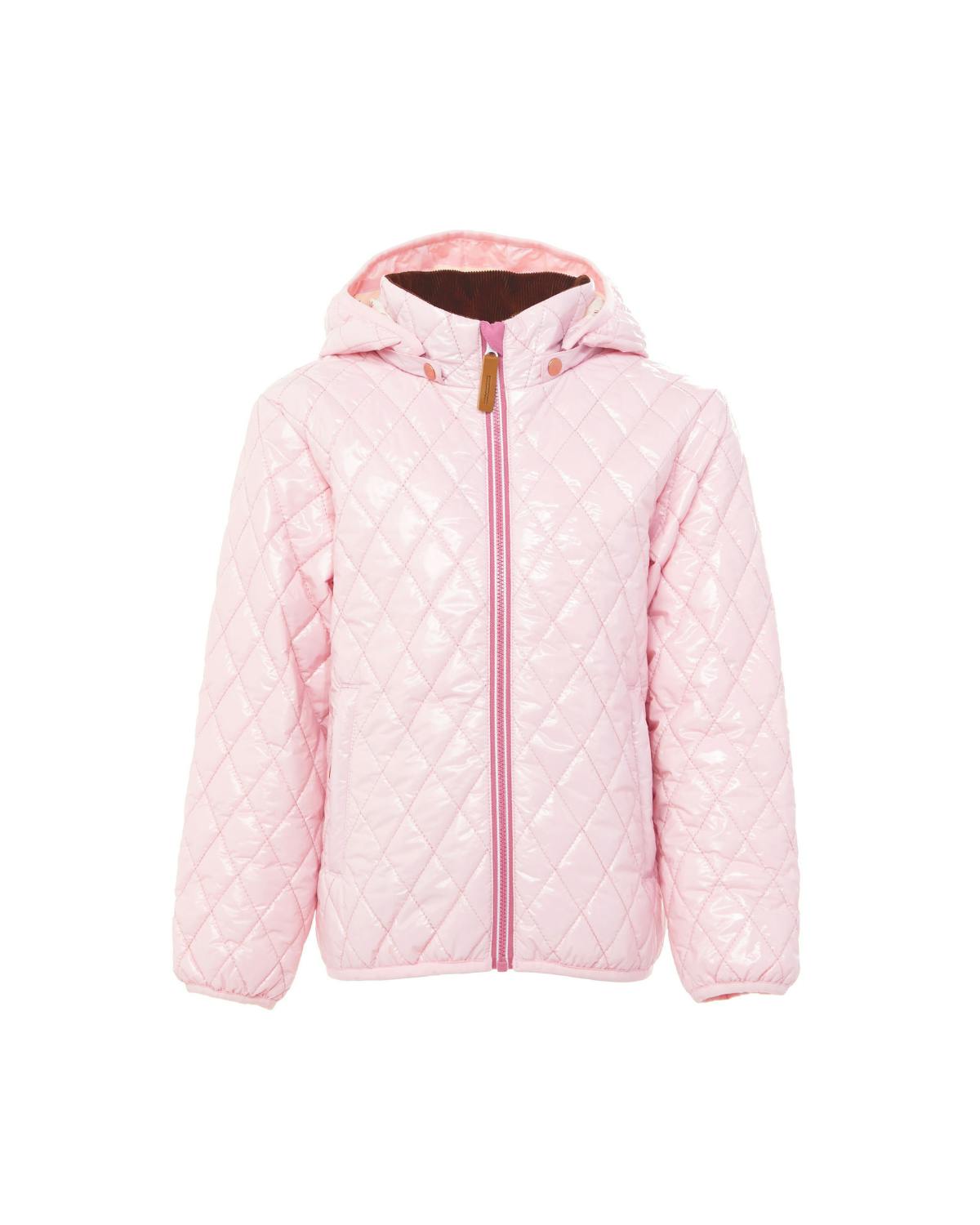 Kids Hi-Gloss Ballerina Pink Puffer Jacket