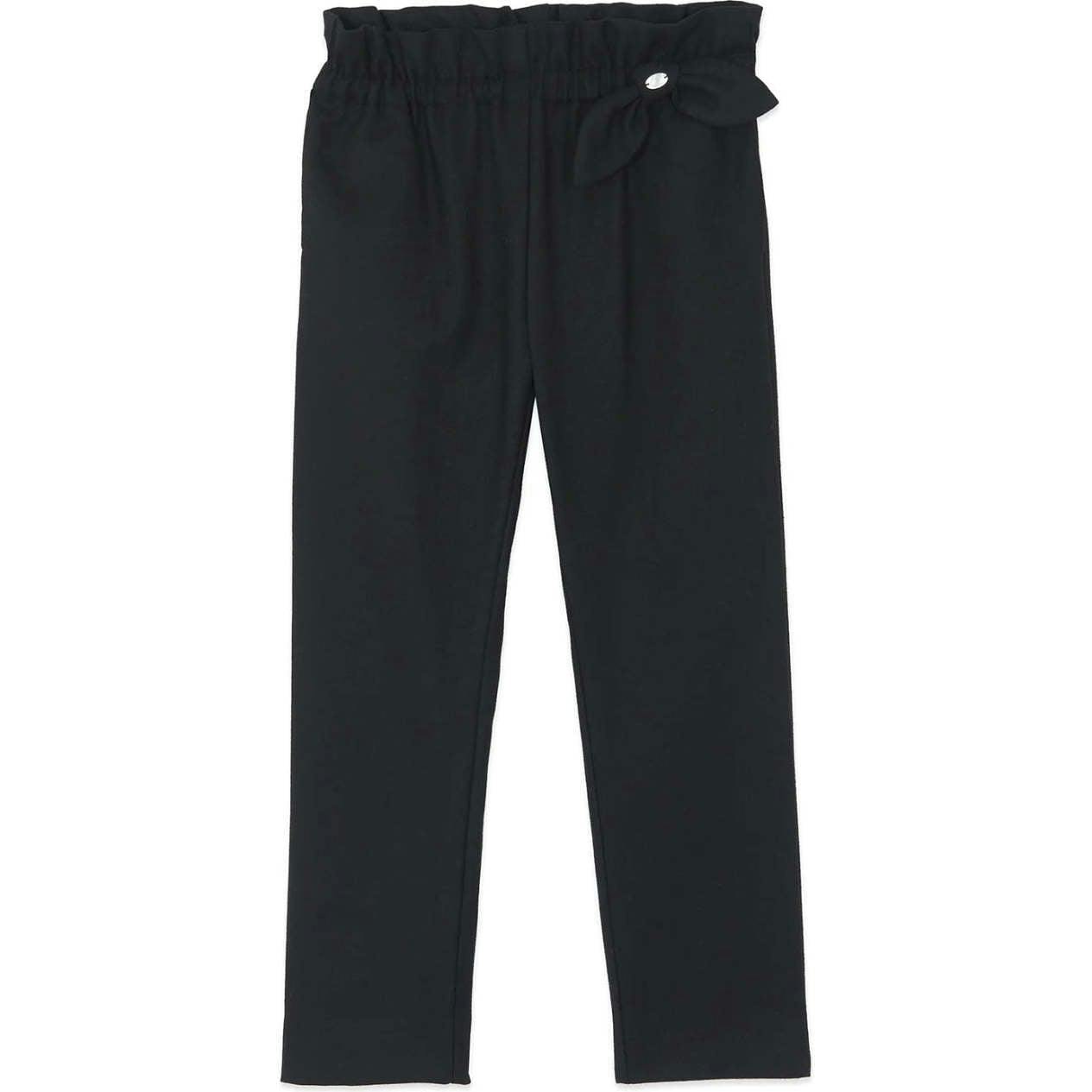 TARTINE ET CHOCOLAT PANTS WITH A KNOT - BLACK