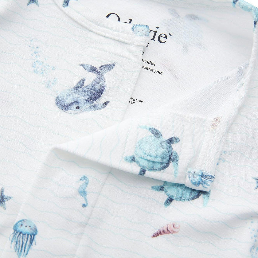 Bamboo Baby Pyjama Sleepsuit - Le Bleu