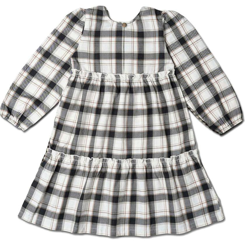 Organic Long Sleeve Tiered Dress
