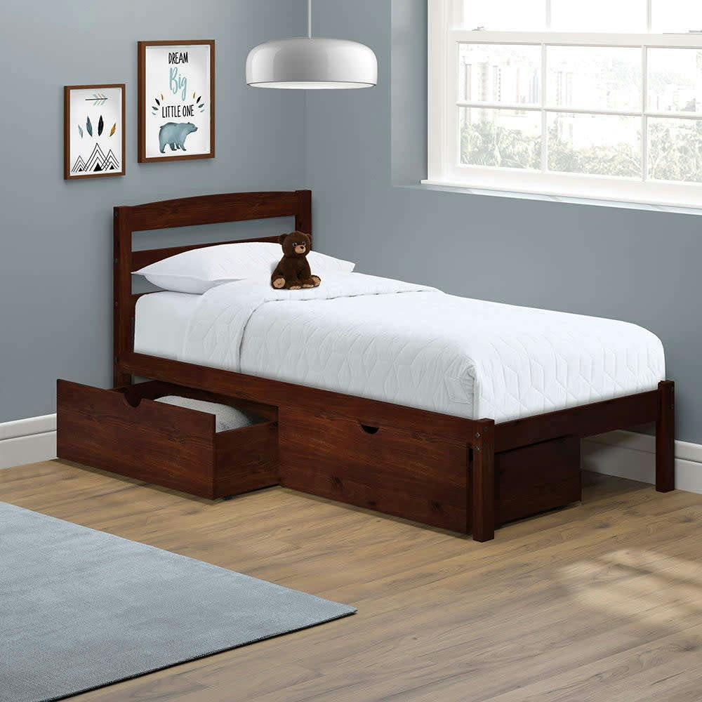 Twin Bed with Storage Drawers