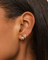 Gold Hoop Earrings - Giulia Bold