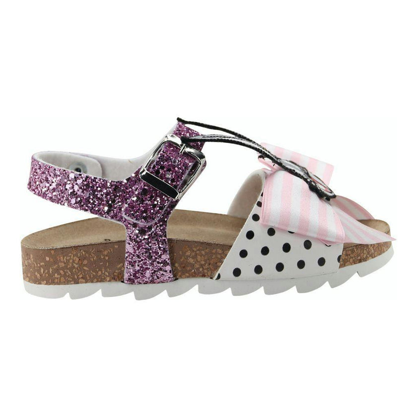 Pink Glitter Bugs Sandals