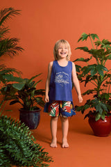 LEISURELY TANK TOP BLUE