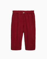 Baby Rafferty Cord Pants in Red