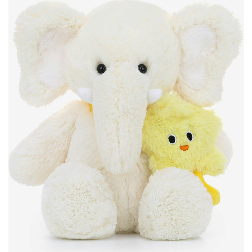 McHugs Ted School Elephant 14" — Soft Weighted Cuddle Stuffed Animal