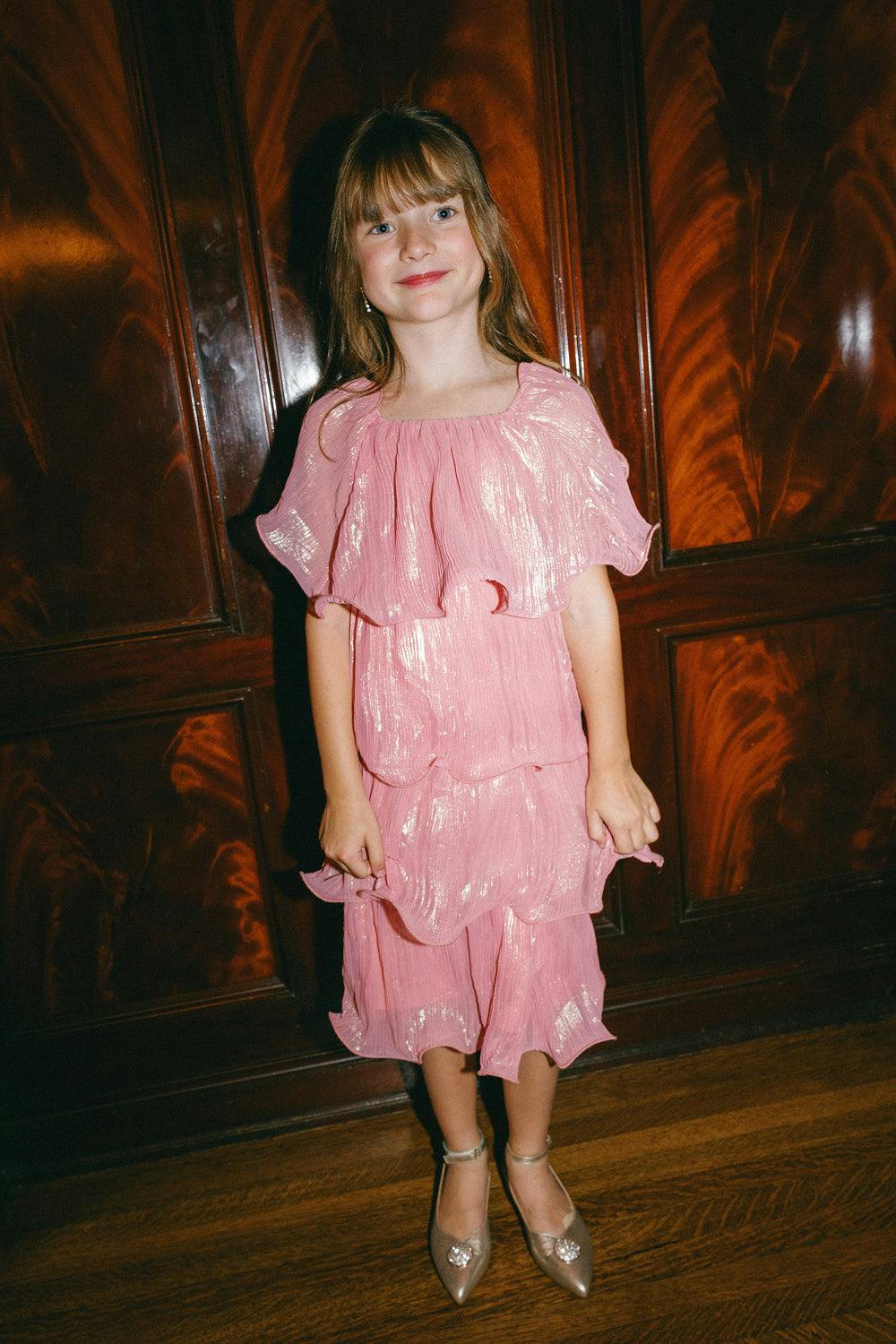 Mini Ramona Dress in Gilded Rosé