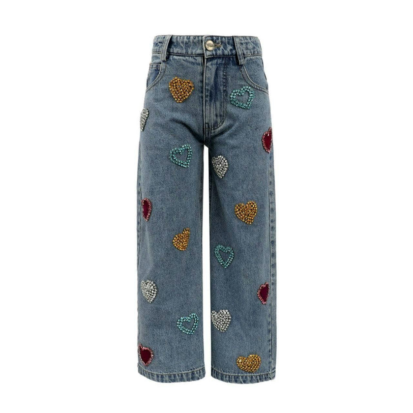 Gems Rainbow Heart Jeans – Teen/Women