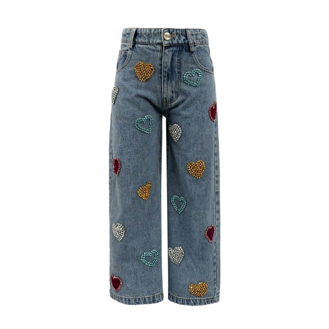 Gems Rainbow Heart Jeans – Teen/Women