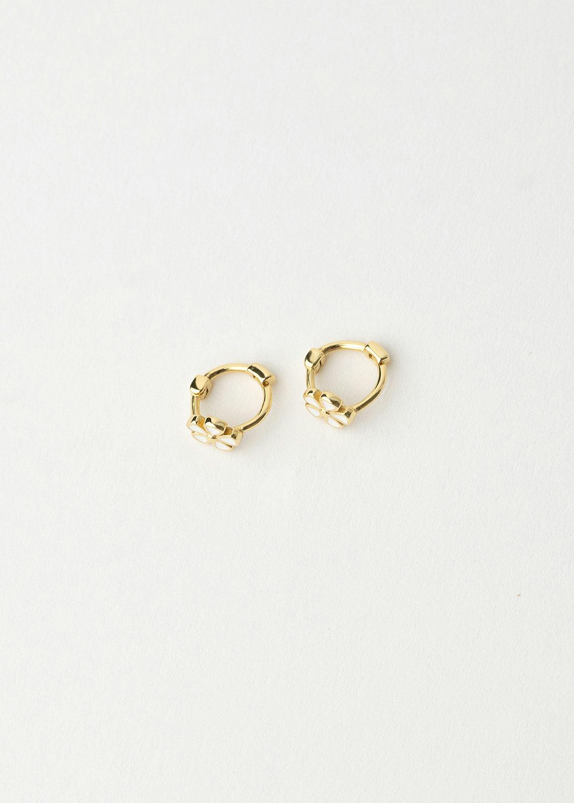 Daisy Buckle Hoops
