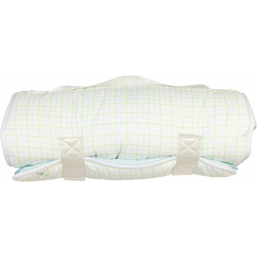 The Nap Mat in Blue/Green Windowpane