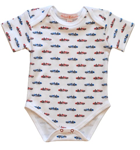Red Cobra Car S/S Onesie