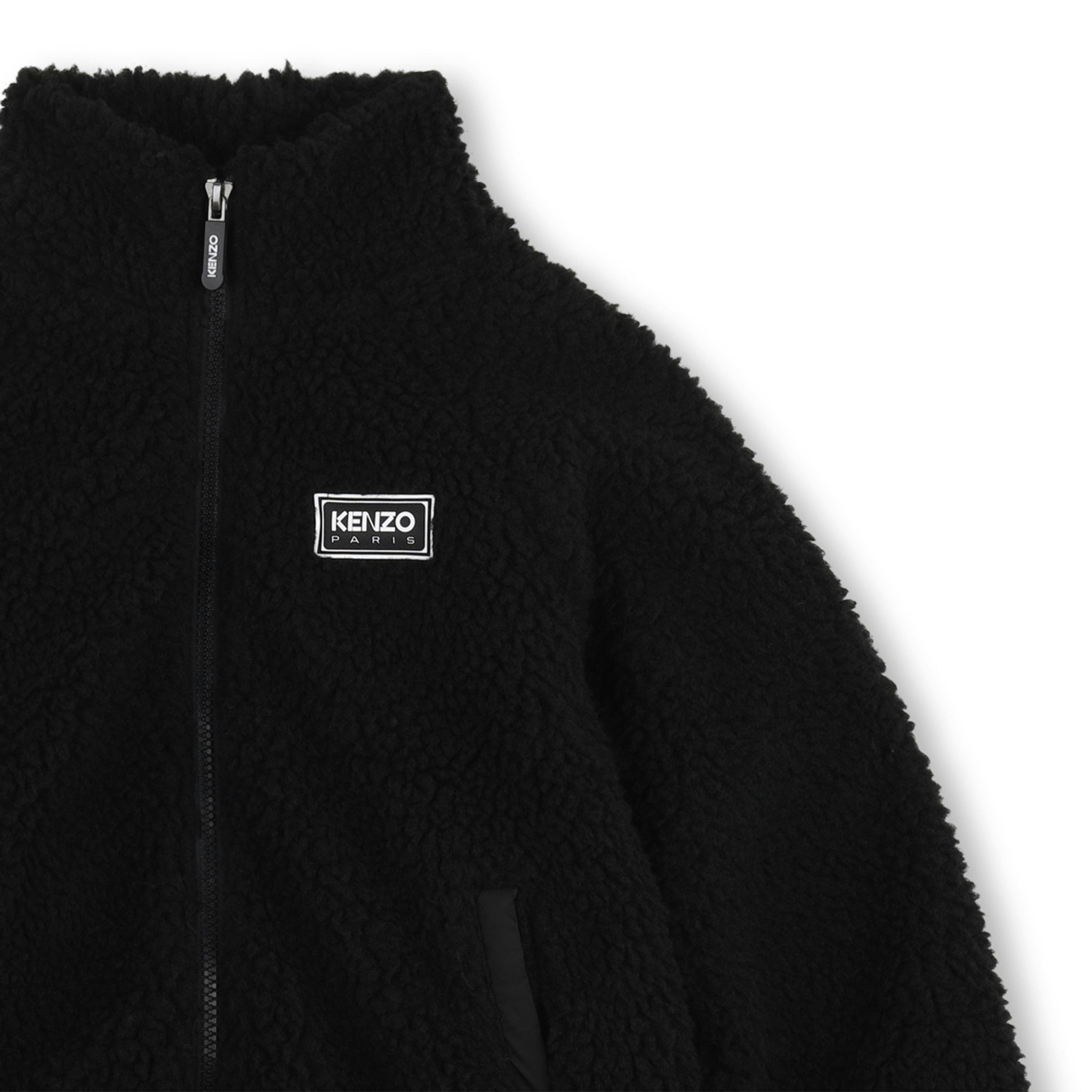 Black Faux Shearling Jacket