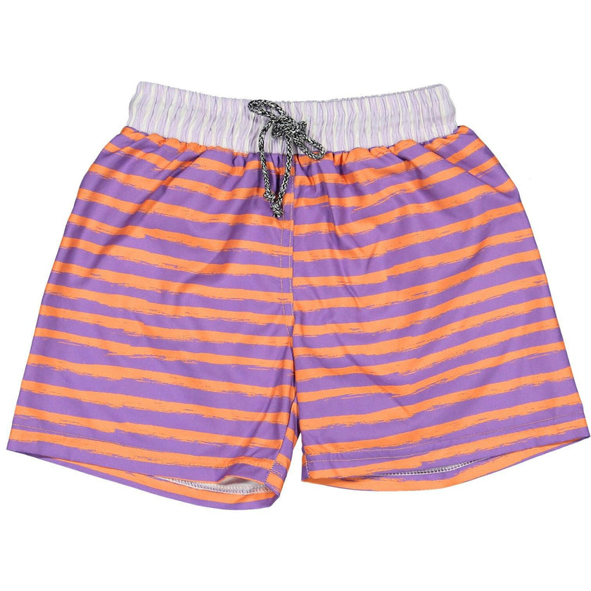 Men´s lavander stripes swim shorts