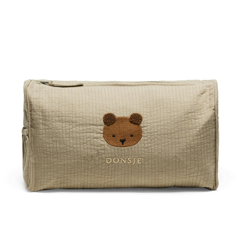 Tebbe Washbag | Bear | Taupe
