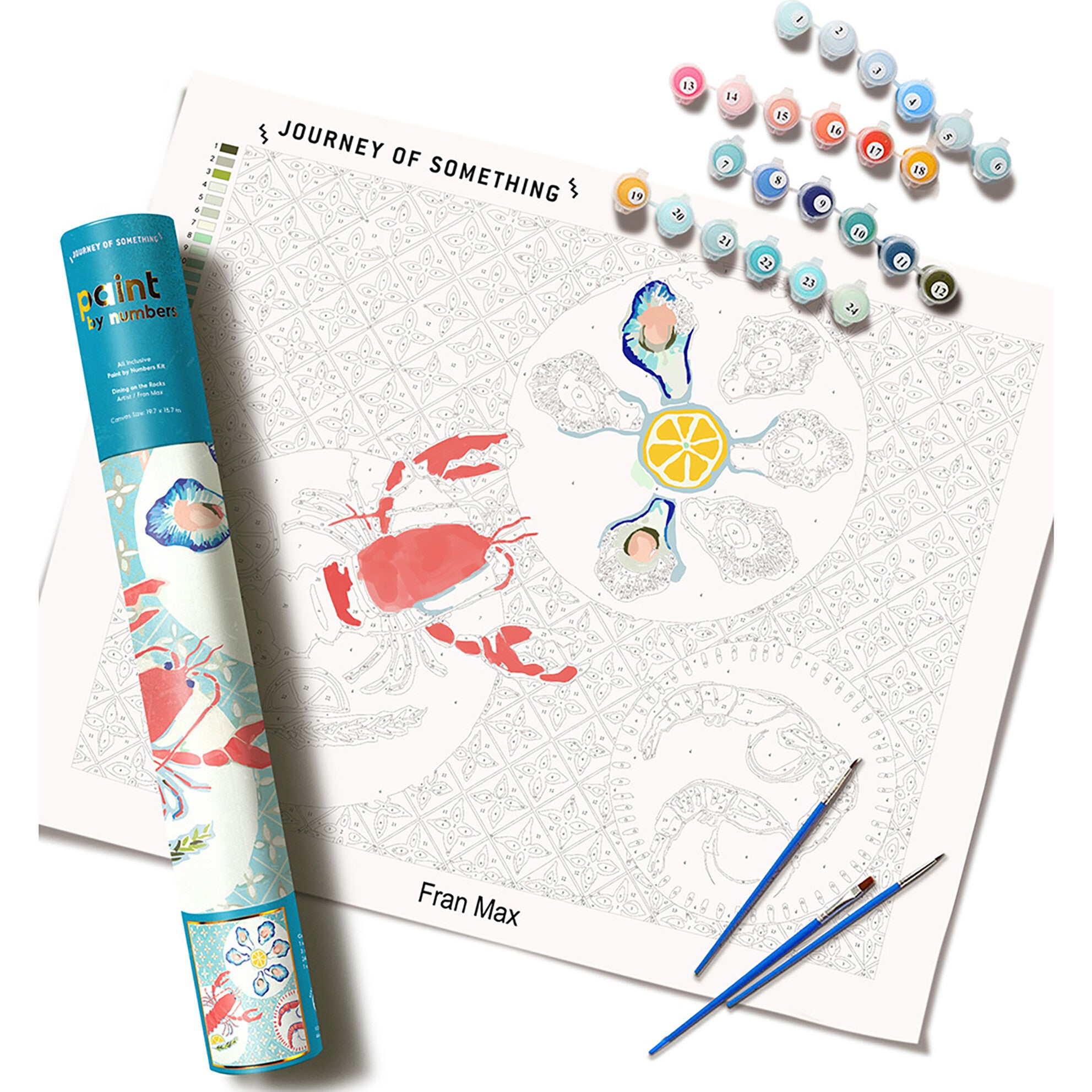Paint By Numbers - Dining on the Rocks