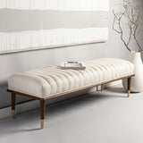 Flannery Mid-Century Bench