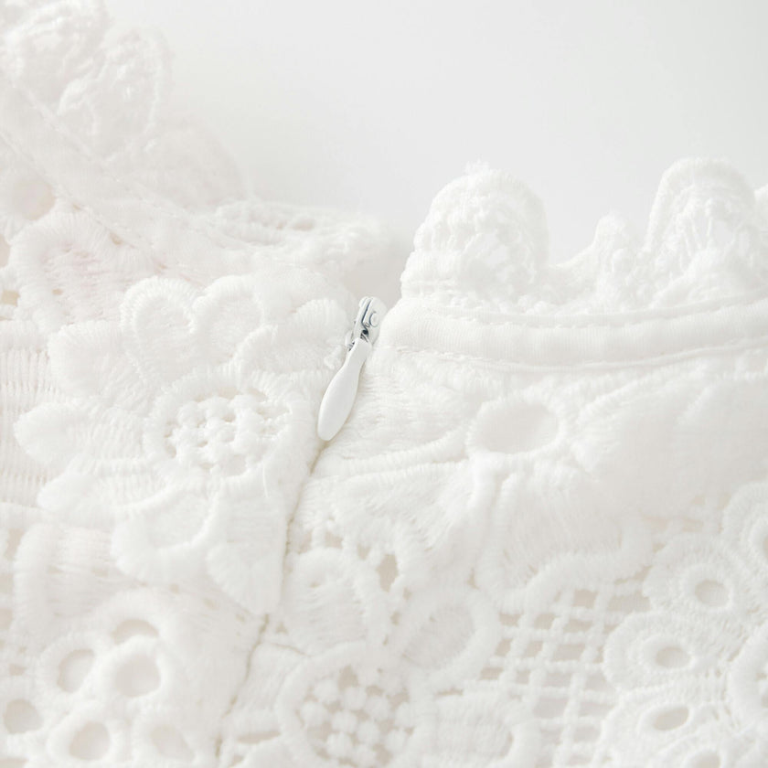 Lucinda Embroidered Mini Dress