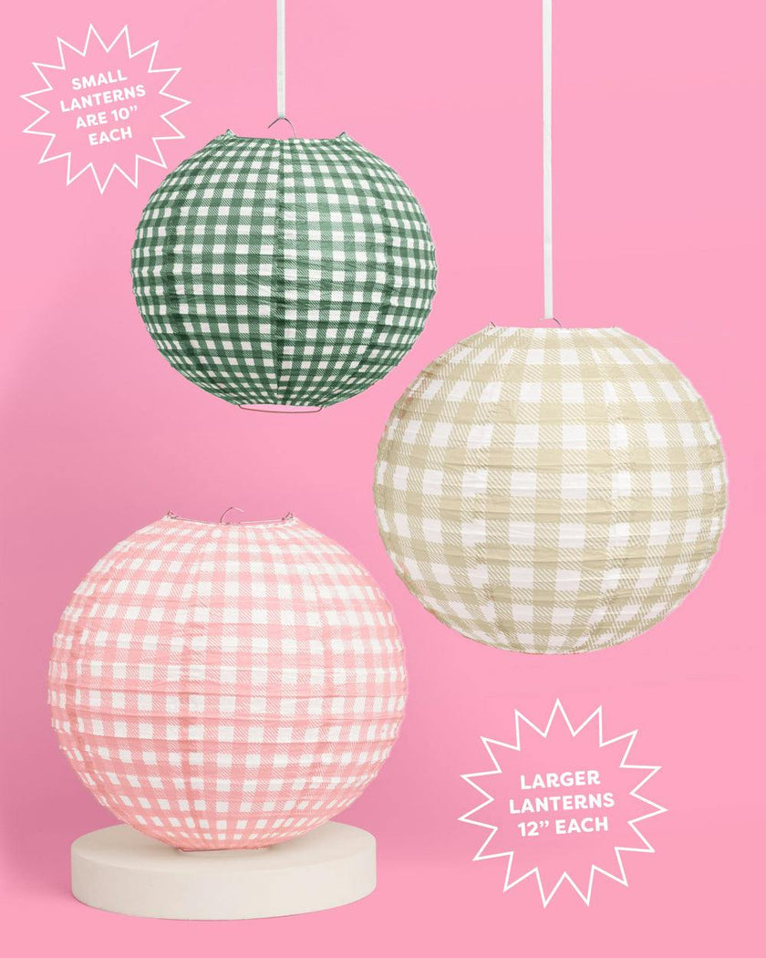 Camp Lantern Set - 6 paper lanterns