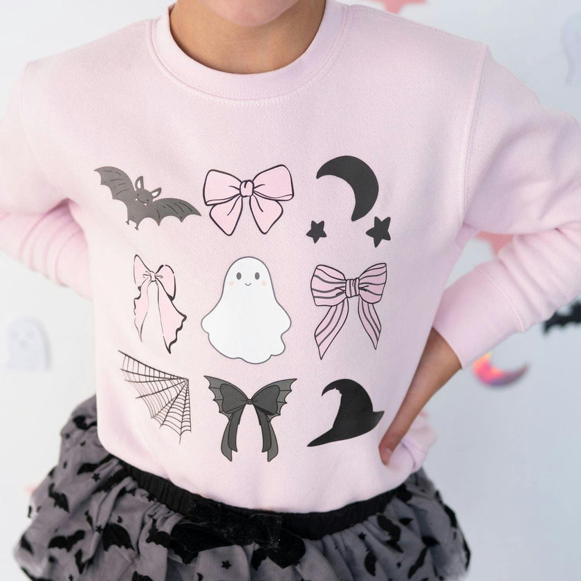 Spooky Coquette Halloween Sweatshirt
