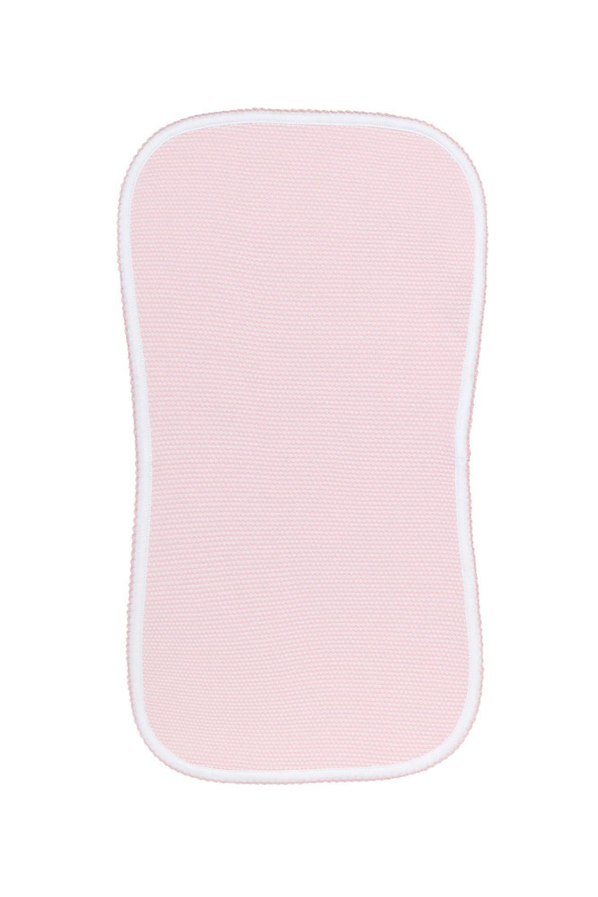 Pink Bubble Burp Cloth