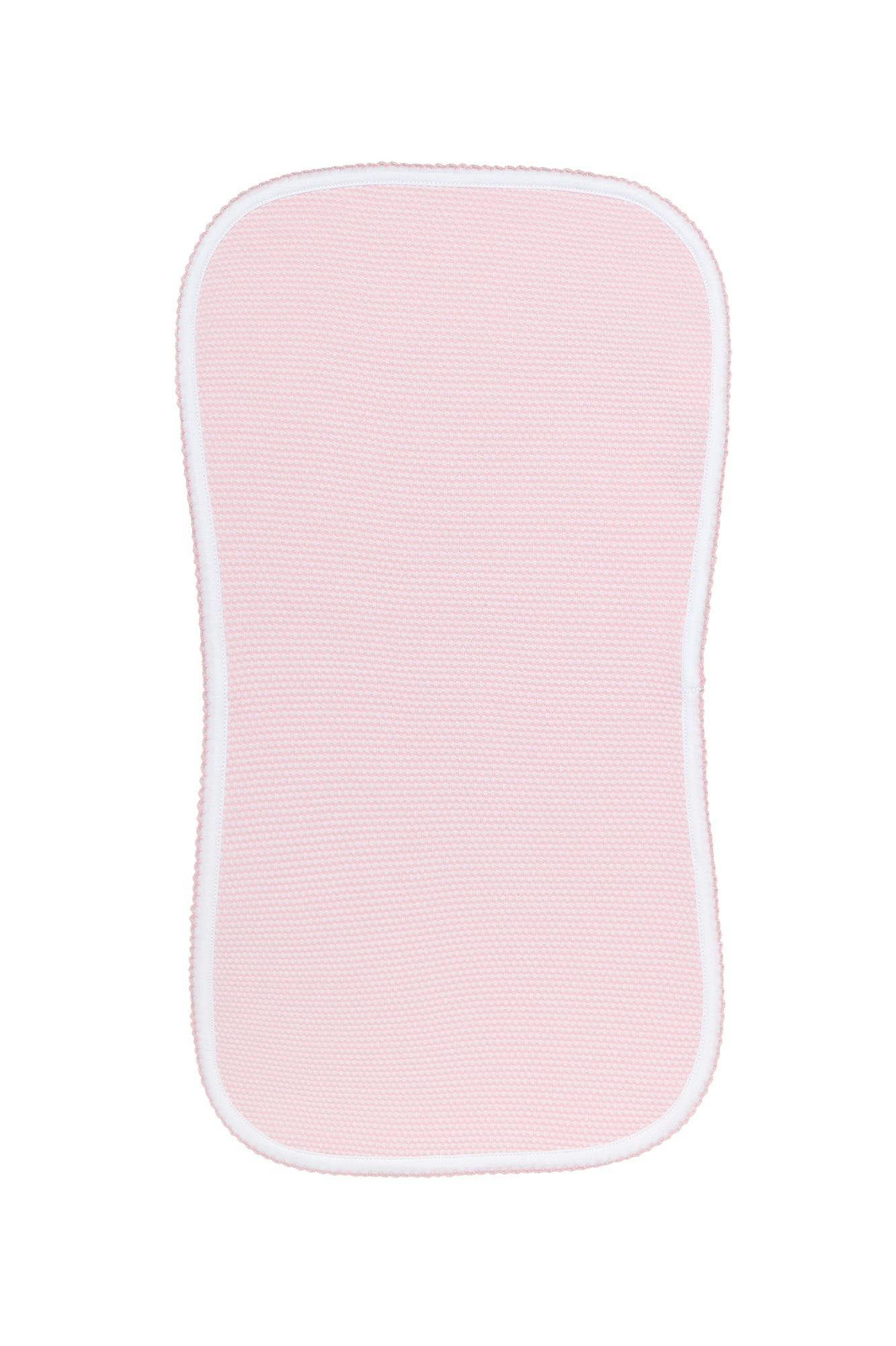 Pink Bubble Burp Cloth