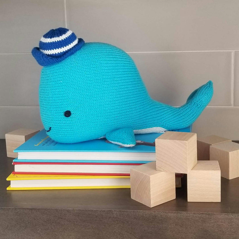 Knit Whale Plush