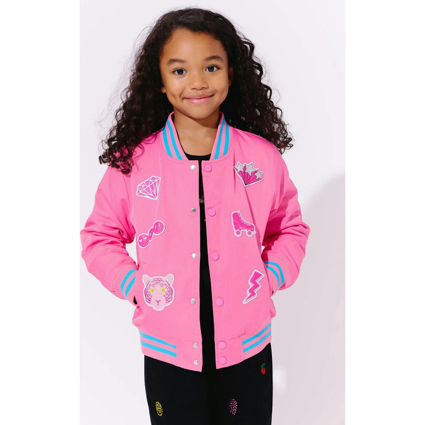 Crystal Butterfly Patch Jacket