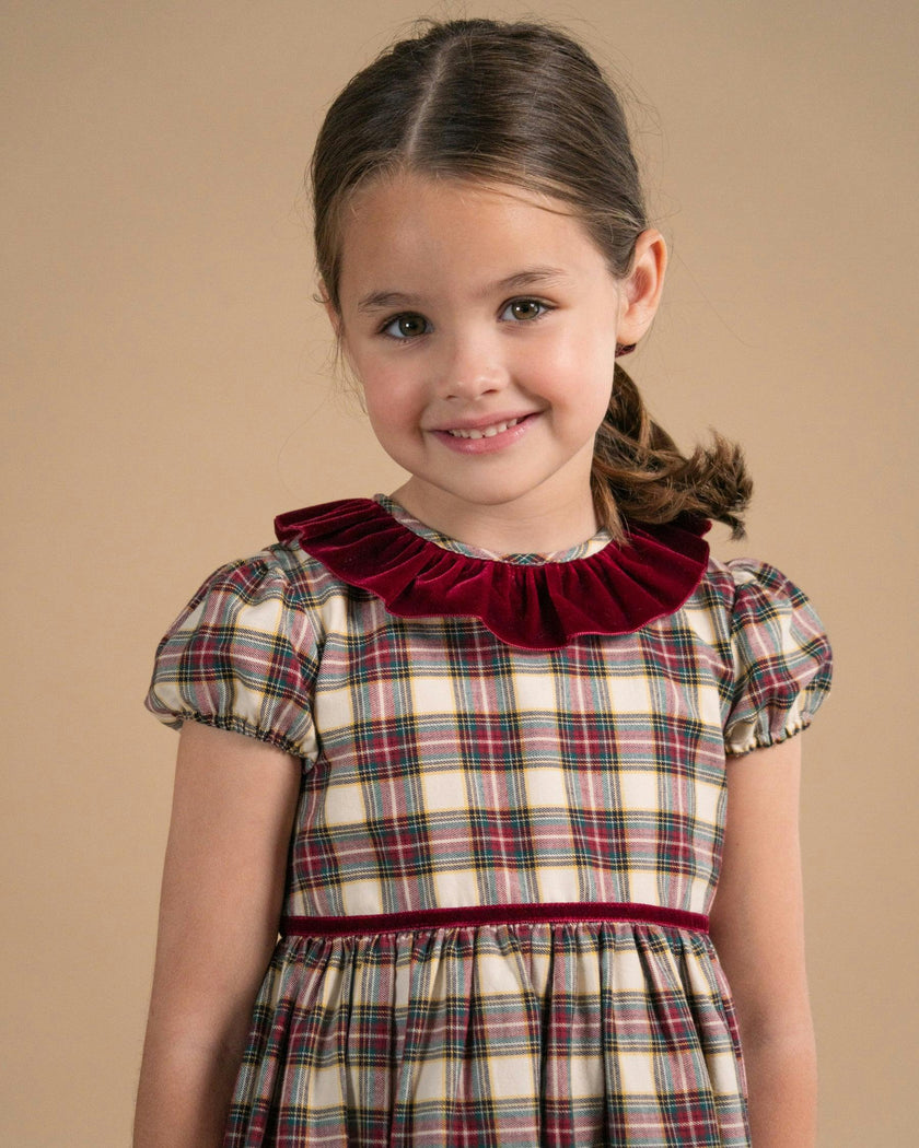 Raisin Dress Tartan Check