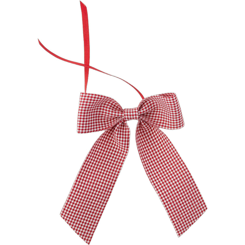Gingham Napkin Bow