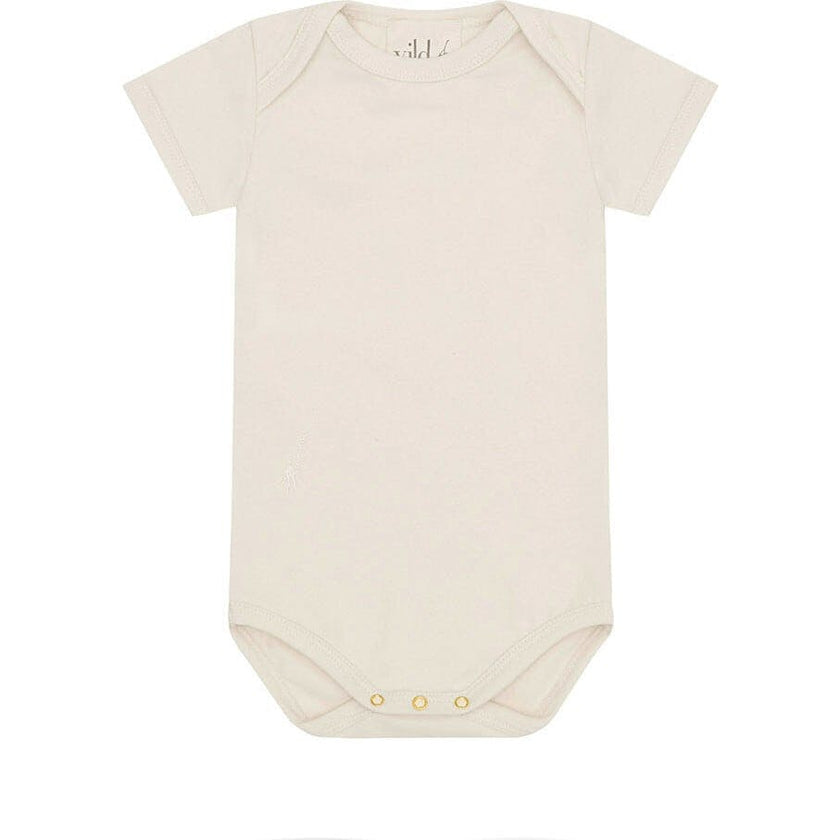 Organic Cotton Bodysuit, Cream