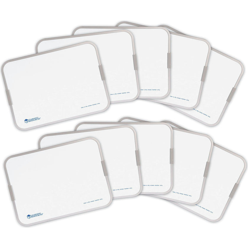 Magnetic Double-Sided Dry-Erase Boards Set of 10