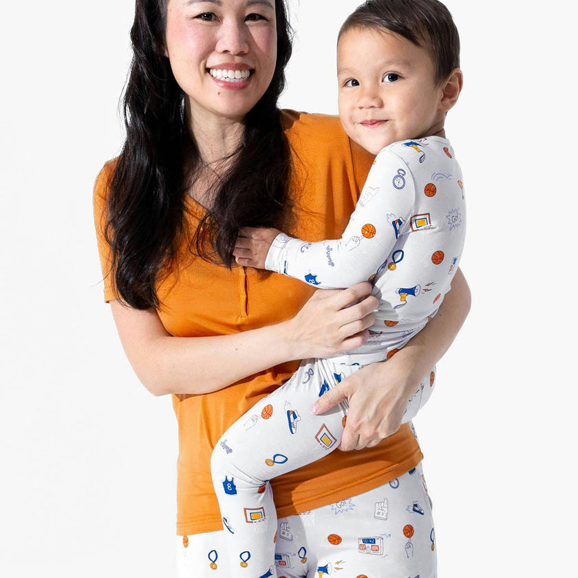 All Star Basketball Bamboo Kids Pajamas