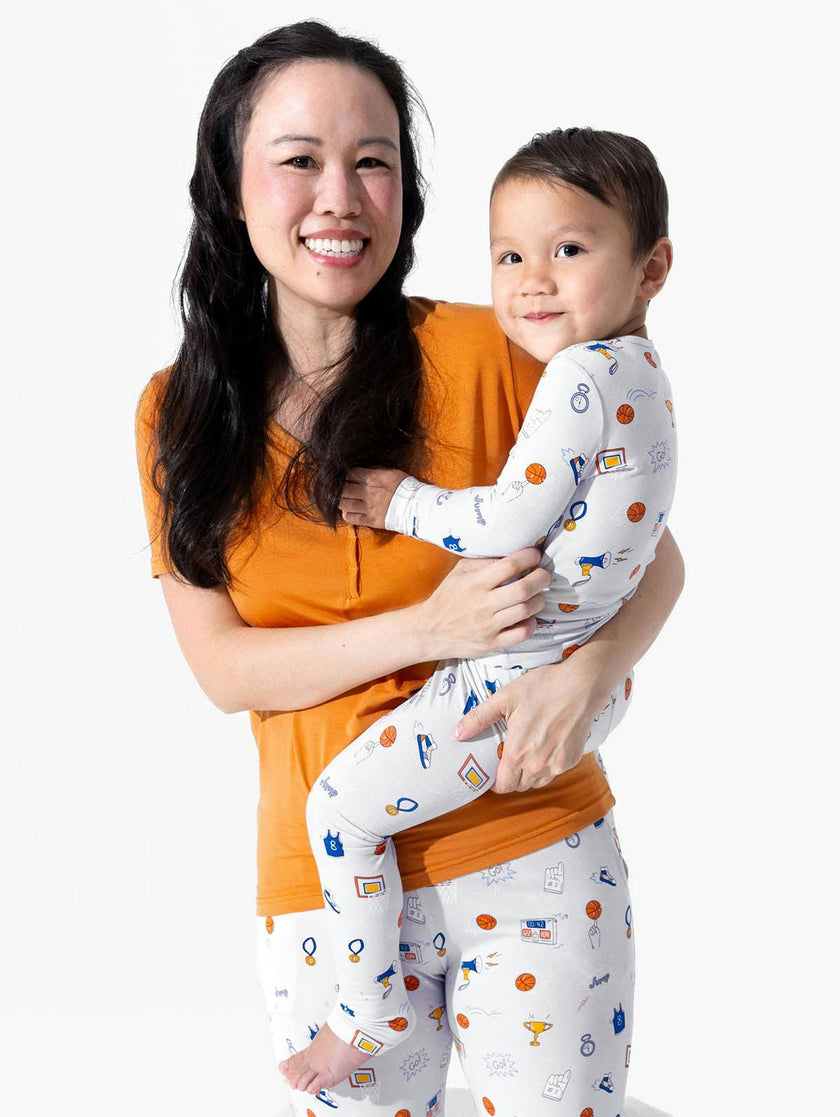 All Star Basketball Bamboo Kids Pajamas