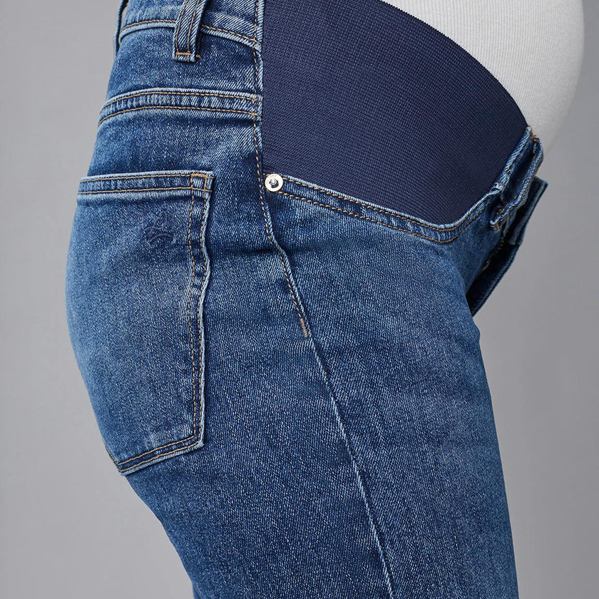 Patti Straight Maternity Vintage Jeans | Seaborn Raw