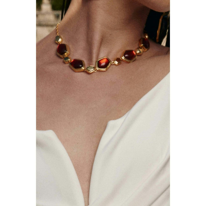 Red Velvet Necklace