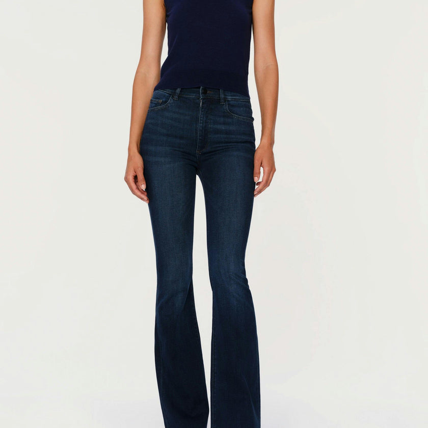 Bridget Boot High Rise Instasculpt™ 33" Dark Indigo