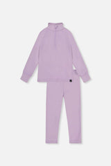 Two Piece Thermal Underwear Lavender